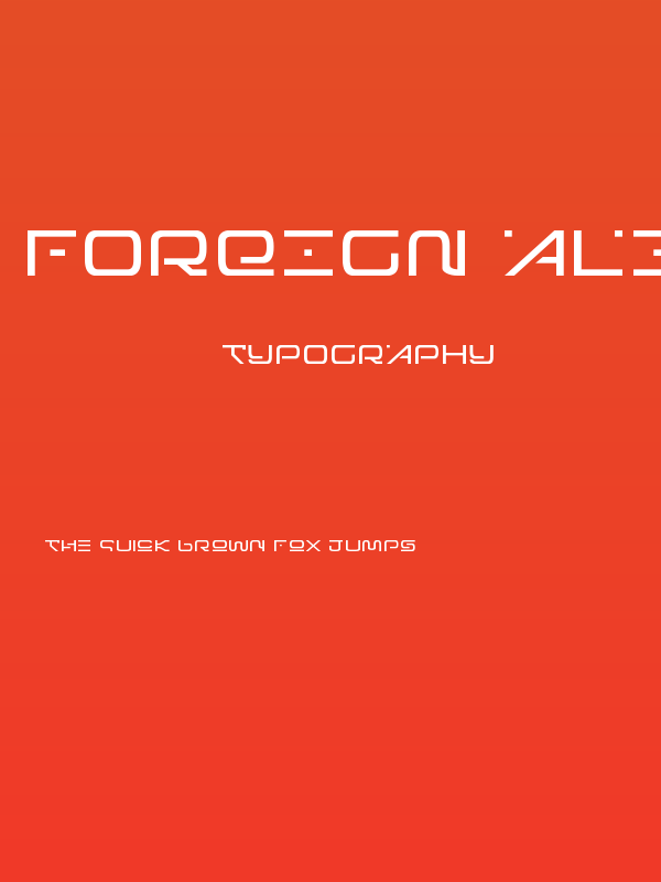 Foreign Alien Expanded Poster