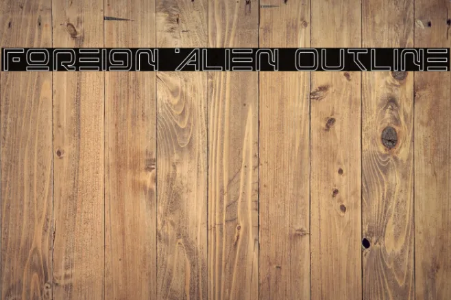 Foreign Alien Outline Example 1