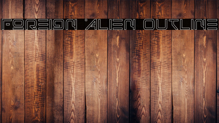 Foreign Alien Outline Example 2