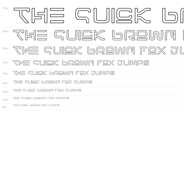 Foreign Alien Outline Waterfall