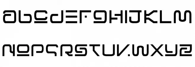 Foreign Alien Semi-Bold फ़ॉन्ट लोअरकेस