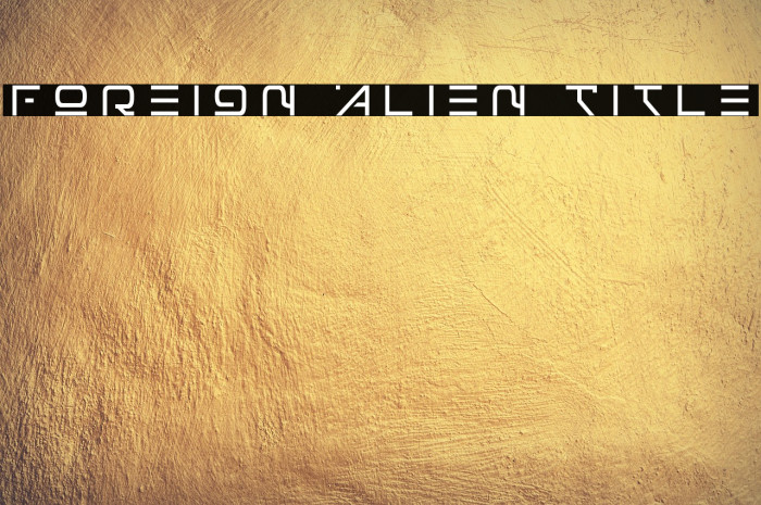 Foreign Alien Title Example 2