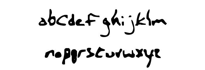 Foreign Faction Font LOWERCASE