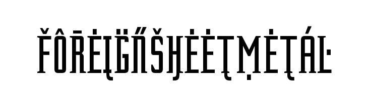 ForeignSheetMetal  Fuentes Gratis Descargar