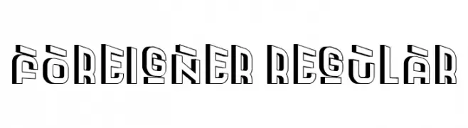 Foreigner Regular  नि: शुल्क फ़ॉन्ट्स डाउनलोड