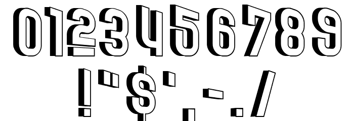 Foreigner Regular Font OTHER CHARS