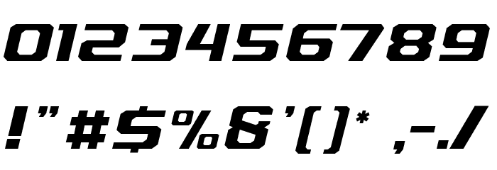 Foreigner Font OTHER CHARS