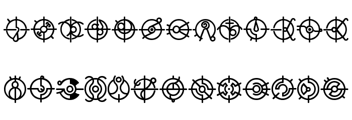 Forerunner Font LOWERCASE