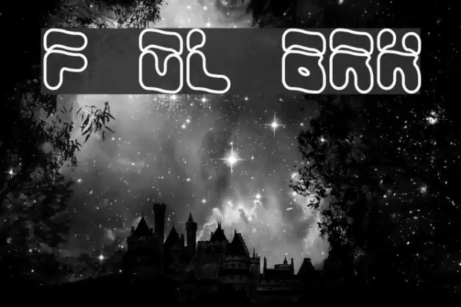 Foreshadow OL BRK Font examples