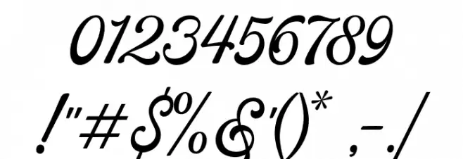 ForesightDEMO Font OTHER CHARS