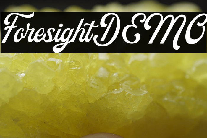 ForesightDEMO Example 1