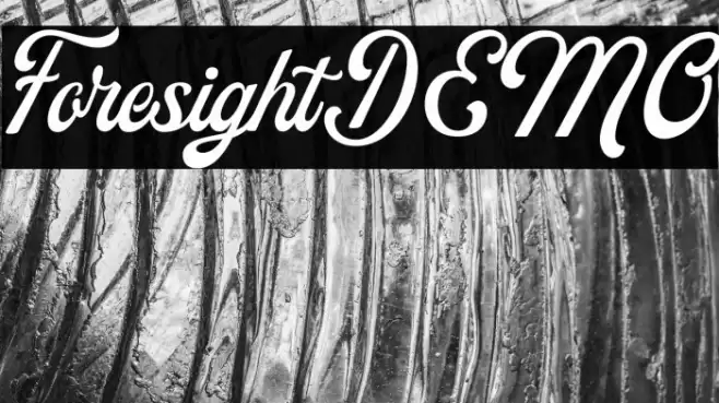 ForesightDEMO Font examples