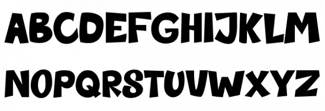 Forest And Giant Schriftart Groß