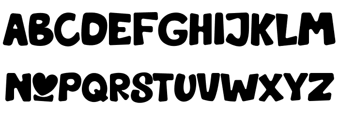 Forest And Giant Font LOWERCASE