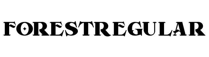 Forest Regular  font caratteri gratis