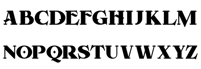 Forest Regular Font LOWERCASE