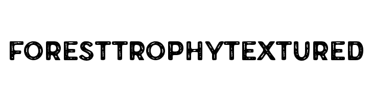 Forest Trophy Textured  Frei Schriftart Herunterladen