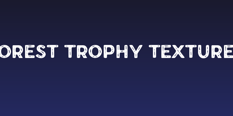 Forest Trophy Textured Social Header