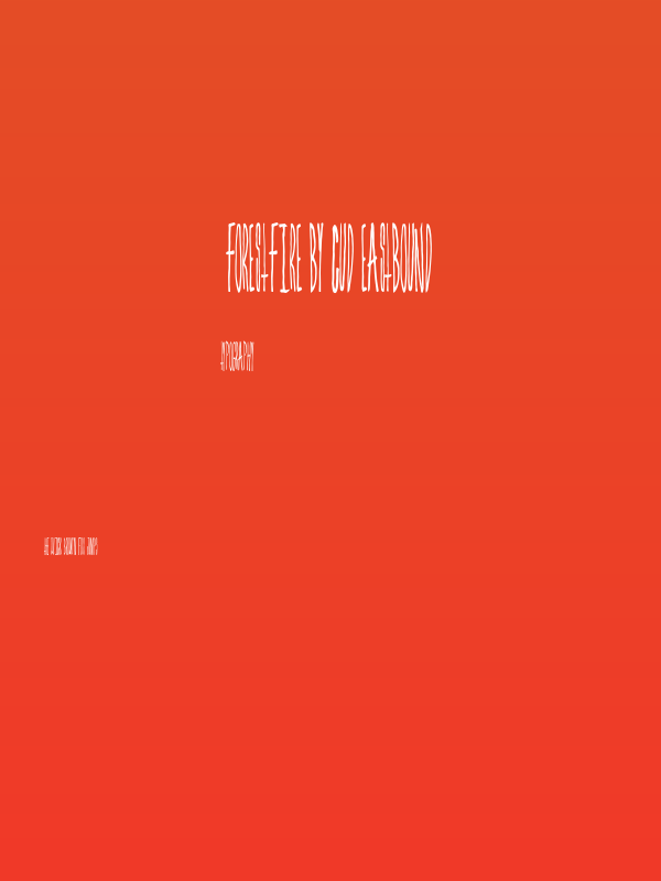 ForestFire by Cud Eastbound Poster