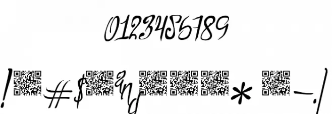 ForestLakes Font OTHER CHARS