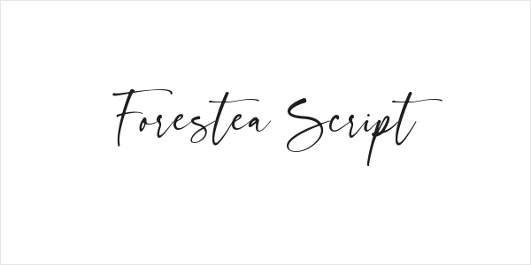 Forestea Script Logo