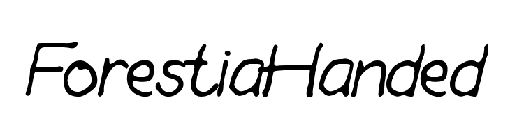 Forestia Handed  免费字体下载