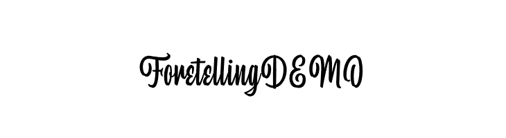 ForetellingDEMO  Descarca Fonturi Gratis