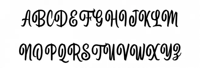 ForetellingDEMO フォント 大文字