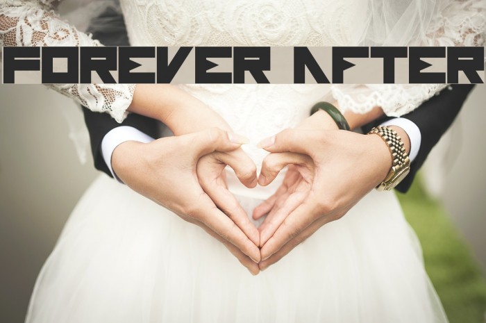 Forever After Font examples