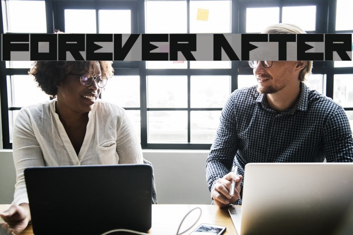 Forever After Font examples