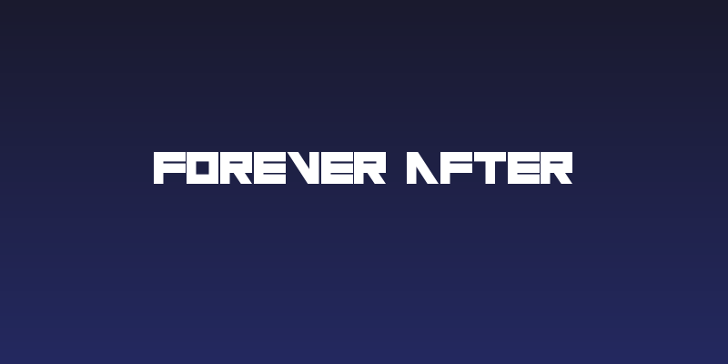 Forever After Social Header