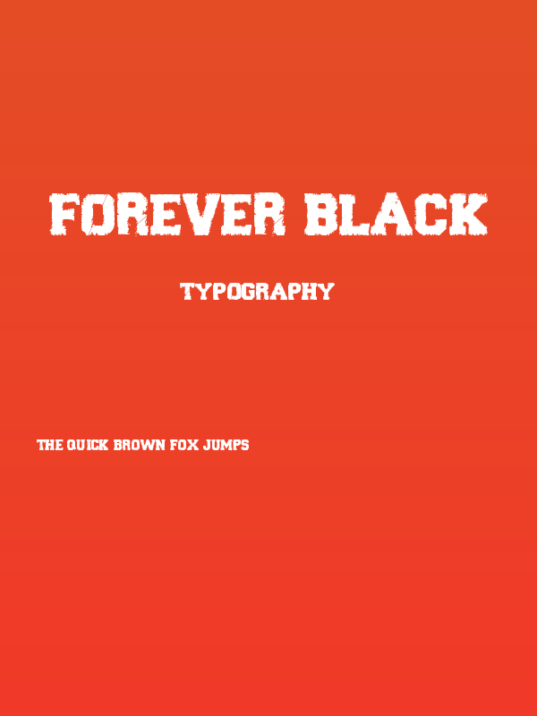 Forever Black Poster