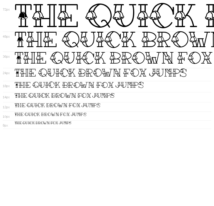 Forever Christmas Bells Waterfall