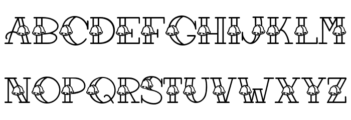 Forever Christmas Bells Font LOWERCASE