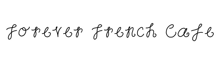 Forever French Cafe  baixar fontes gratis