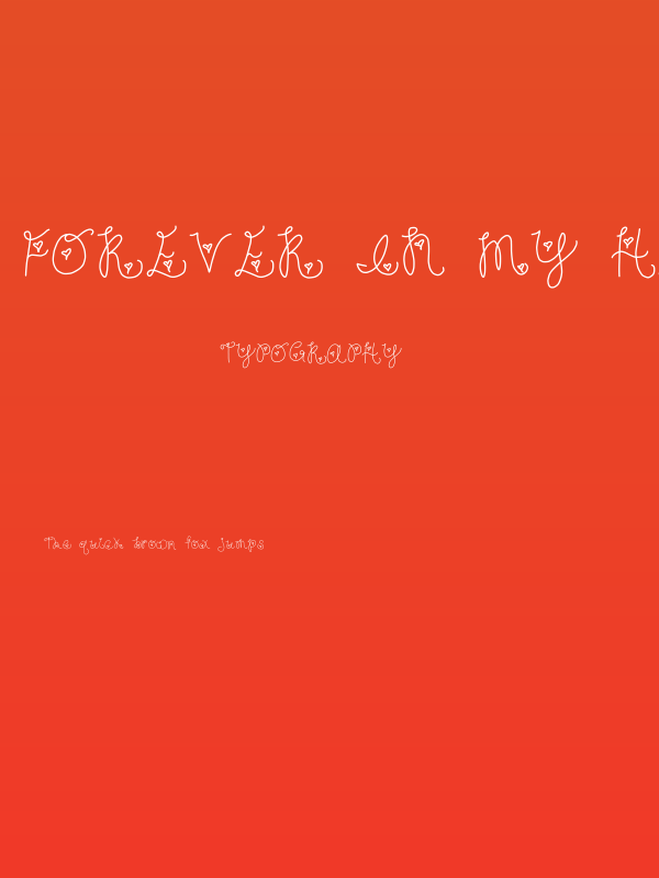 Forever In My Heart Poster