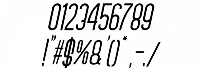 Forever Together Sans Italic フォント その他の文字