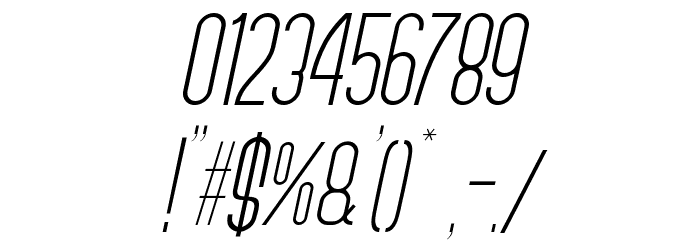 Forever Together Sans Light Italic Font OTHER CHARS