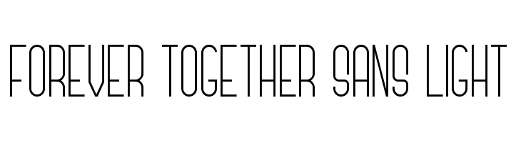 Forever Together Sans Light フォント