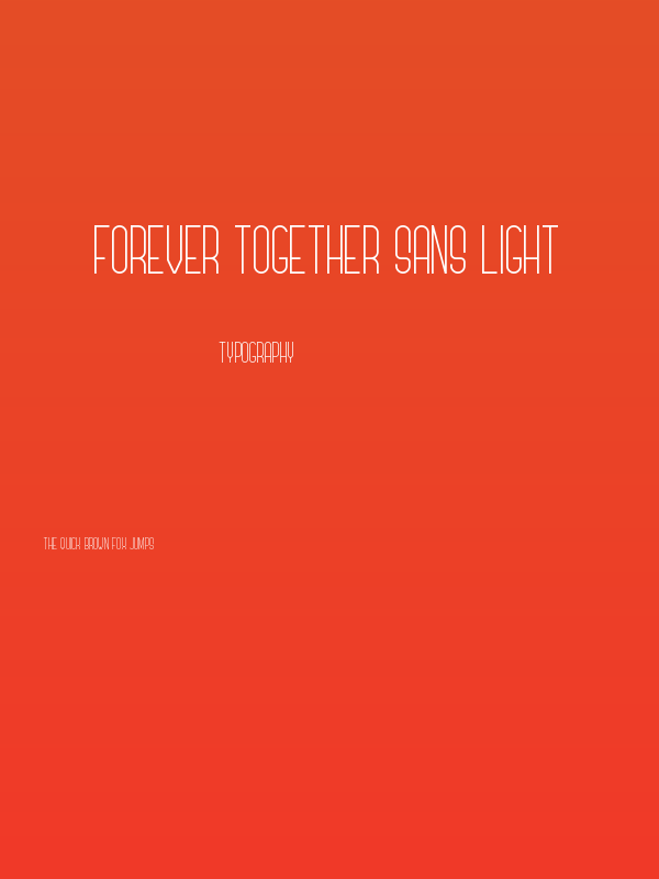 Forever Together Sans Light Poster