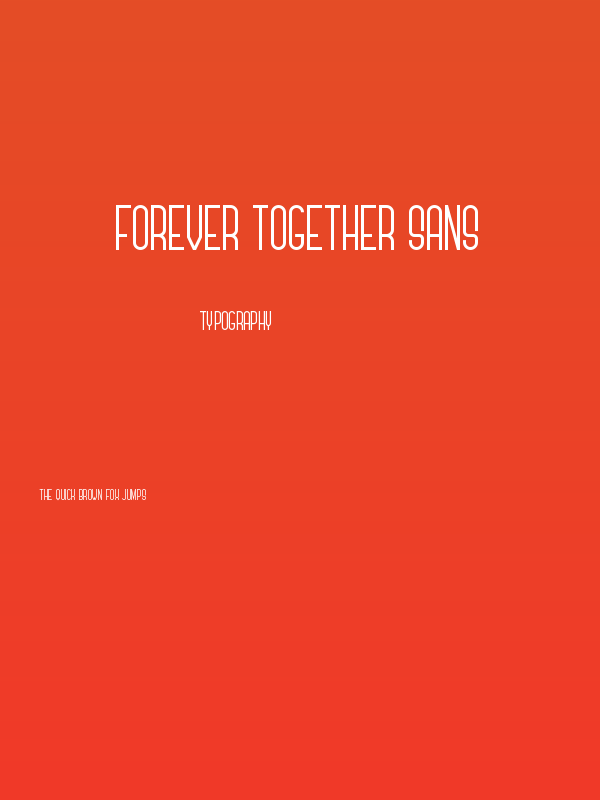 Forever Together Sans Poster