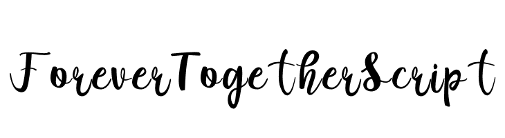 Forever Together Script  Frei Schriftart Herunterladen