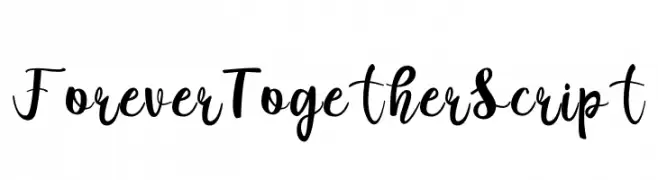 Forever Together Script  नि: शुल्क फ़ॉन्ट्स डाउनलोड