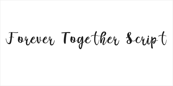 Forever Together Script Logo