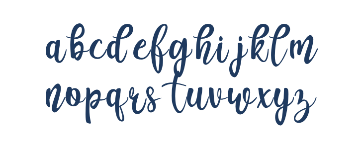 Forever Together Script Lowercase