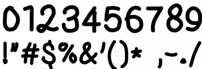 Forever Together Font OTHER CHARS