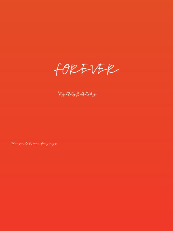 Forever Poster