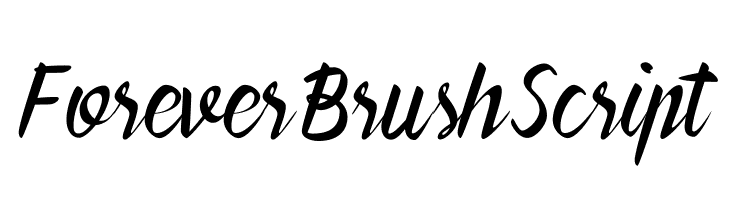 ForeverBrushScript Font