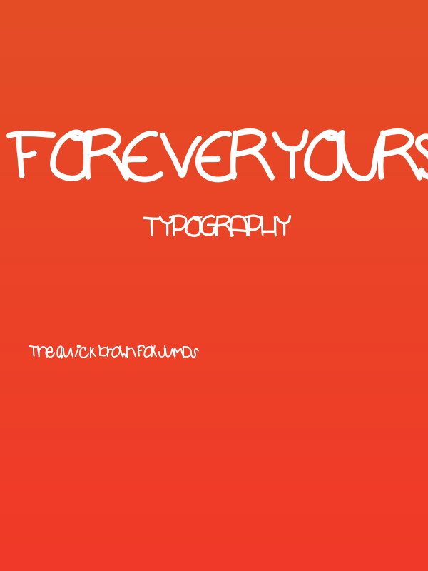 ForeverYours Poster