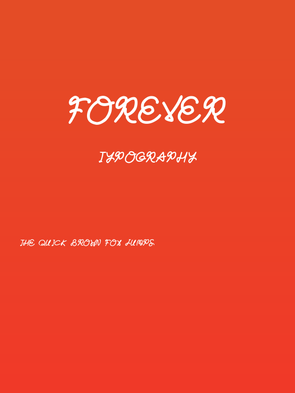 Forever Poster